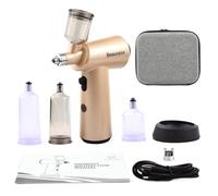 Portable Spray Tan Machine-Cordless Rechargeable Spray Tanning Gun for Home, Travel, Salon & Spa - Handheld Self Tanning Solution Applicator-Lightweight & Easy Use - Professional Sunless Tan (Beige)