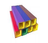 Portable Square Basketball Post Protector Cush for Gym Sports Field Playground - Shock Absent Heavy-Du Safe Cover for Kids and Adults