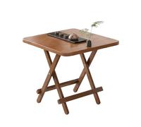 Portable Square Folding Dining Table, 47x28in Lightweight Drop Leaf Kitchen Desk, Space-Saving Outdoor Camping Fur, Exteble Multifunctal Table, Ideal for Smals, 120x72cm