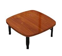 Portable Square Folding Table - Japanese Style Dining Table Small Desk for Home Bedroom Office - Compact 60x35cm Space-Saving Design Versatile Use