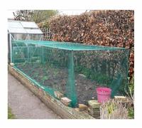 Portable Square Hoop Aluminium Cloche/Tunnel Kits Covered with Black Soft Butterfly Netting Includes Pegs & Clips
