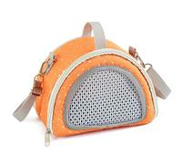 Portable Squirrels Shoulder Bag Adjustable Strap Pet Outing Carriers Secure Zippers Design for Hedgehogs Gerbil Hamster Breathable Hamster Carriers Bag
