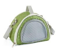 Portable Squirrels Shoulder Bag Adjustable Strap Pet Outing Carriers Secure Zippers Design For Hedgehogs Gerbil Hamster Hedgehogs Carriers Bag Escape Proof Design