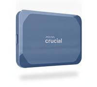 Crucial X10 1TB External Portable SSD Drive - Up to 2100MB/s, USB-C 3.2 Gen2, IP65 Water and Dust Resistant, External Solid State Drive, Matte Blue - CT1000X10SSD9-02