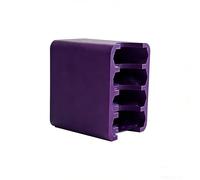 Portable SSD Travel Case - 4 Slot Hard Drive Holder| Slim Durable for EVA Shell for Photographers, Editors, Content Creators (White)