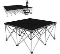 Portable Stage Platform, aluminu, Heavy Duty Modular Platform, Easy to Assemble, for Performances at School Auditoriums Concerts, Height 20/40/60/80cm(100 * 100 * 20cm)