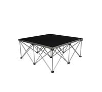 Portable Stage Platform - Foldable Non-Slip Modular Kit with Riser, Detachable Performance Deck Unit Stand for Wedding Performances Stages(122x122x60cm)