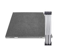 Portable Stage Platform Folding Portable Stage Platform with 8"/16"/24"/32" Riser, 3.3x3.3' 4x4' Detachable Modular Performance Deck for Events Weddings, Stages Stand(40cm(16"),4x 4' (122x122cm))