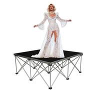 Portable Stage Platform Modular Unit, Heavy Duty Foldable Stages, Compact Entertainment Stages, Versatile Modular System, Dance Floor for Events Wedding Ceremony