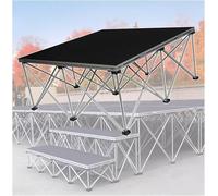 Portable Stage Platform, Rectangle, Entertainment Stage Riser/Performance Deck, for Performances at School Auditoriums Concerts Restaurants Bars, 100cm/39.3in(100 * 100 * 20cm)
