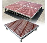 Portable Stage Platform Riser, Modular Folding Unit for Events, Concerts, DJs, and Bands, Heavy Duty with 500kg Load Capacity, Ideal for Any Occasion