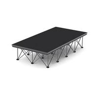 Portable Stage Riser, 4' Wide Folding Platform for Weddings and Events - Versatile Design for Concerts and Gatherings - 122x37cm/122x122cm