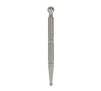 Portable Stainless Steel Acupressure Massage Stick for Home Self Care | Fine Polished Silver Finish, Precise Pressing for Arms and Tense Muscles, Pen Tool