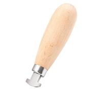 Portable Stainless Steel Bezels Setting Tool Ergonomic Wood Grip for Jewelers Projects Comfortable Setting Tools