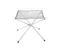 Portable Stainless Steel Campfire Grill - Foldable Fire Pit for Outdoor Camping, Backyard, Bonfire & BBQ