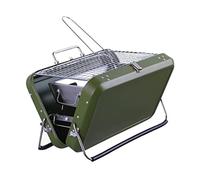 Portable Stainless Steel Charcoal BBQ Grill - Folding Outdoor Grill for Garden and Camping - Heavy-Duty & Compact Design Perfect for Backyard Cookouts