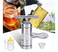 Portable Stainless Steel Honey Extractor with Filter for Efficient Wax-Honey Separation
