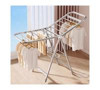Portable Stainless Steel Laundry Drying Rack 180cm Height Space Saving Hair Drying Stand Ideal for Smals and Second Floor Use and Lightweight.