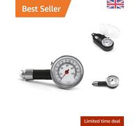 Portable Stainless Steel Pressure Gauge - Accurate Readings for All Vehicles