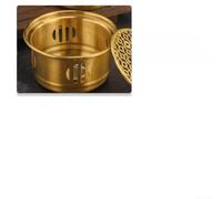 Portable Stainless Steel Tea Warmer Pot Base Featuring Ventilation and Candle Heat Source for Long Lasting Warmth in Home or Commercial Settings (B)