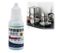 Portable Stainless Steel Test Liquid Metal Reagent Test Kit - 15 ml Rapid 304 Analysis Solution for Utensils & Building Materials