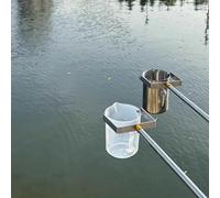 Portable Stainless Steel Vertical Swing Dipper Sampler with Telescoping Rod, 500ml Water Sample Cup for Lake, River, and Wellhead Mud Sampling (1.17m-4m)