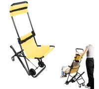Portable Stair Chair, Ambulance Firefighter Evacuation Light Weight Folding Lift Stair Chair,Single Person Operation, Daily Transfer Evacuation Withstands 350.53 Lbs for Downstair