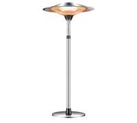 Portable Standing Heater,Outdoor Patio Heater with Base,Tip-Over Protection,Adjustable Height,Quiet and Waterproof,Space Heater Garage,Camping,Hiking,Picnics
