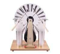 Portable Static Electricity Generator, Electrostatic Induction Electricity Generator, Static Machine Physics Labs Static Machine for Electrostatic Experiments(Yellow)