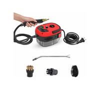 Portable Steam Cleaner, Hand-Held Portable, Six Gears Adjustable High Pressure Steam Cleaner for Kitchen, Bathroom, Furniture, and Car (Red)
