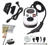 Portable Steam Cleaner, Powerful 2500W Steamer with 6 Levels Fast Heating | Steam Tool for Grout Cleaning | For Car Upholstery Windows and Oily Dirt