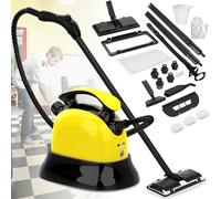 Portable Steam Cleaners for home, 1500W Handheld Steam Mop cleaner, Multipurpose Steamer with 21 Accessories, 0.8L Tank, for Car Seat, Upholstery, Sofa, Bathroom, Kitchen