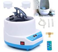Portable Steam Generator, 2000W 110V&220V Spa Sauna Machine, Detachable Stainless Steel Liner, Remote & 16-Level Temp Control, with Timer, for Home Use