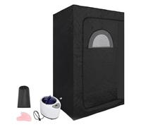 Portable Steam Sauna for Home Full Size Personal Steam Room Sauna Box Kit with 2.6L 1000W Steam Generator Remote Control Fast Heating Speed