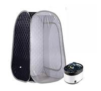Portable Steam Sauna, Full Body Personal Home Spa, Foldable Panoramic Saunas Tent with 4L & 1500W Generator(Sauna Set Gray)