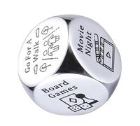 Portable Steel Dating Night Dices Enhances Your Romantics Evening Plan For Boyfriend Girlfriend Wife Husband Couples