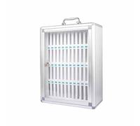 Portable Steel Locker for Phones - Employee Door nizer Classroom Storage with Key Lock School Locker nizer with Handle Ideal for Office and Classroom Use
