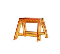 Portable Step Ladder - Acrylic Folding Step Stool for Adults, Transparent Design, Ideal for Kitchen and Library Use