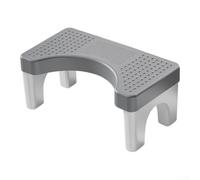 Portable Step Stool for Squatting - Collapsible Toilet Stool Non Slip Heavy Duty Foot Rest for Adults Kids Grey