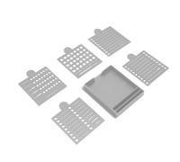 Portable Sticky Note Stencil, Reusable Easy to Use Stick List Organizer Planner Sticky Notes with Five Different Stencil for Office School