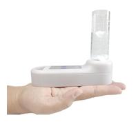 Portable Stirrer, Intelligent Water Quality Testing Mixer with One-Touch Start, LED Illuminated Base, Hands-Free Auto Blend for Lab Reagents, Field Use, 50ml Capacity, Battery Powered, White