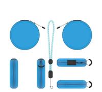 Portable Storage Bag Suitable for Tamagotchi Paradise Pet Machine Travel Carrying Case Dustproof and Shockproof Protective Cover (Blue)