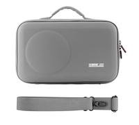 Portable Storage Bag with Compartment PU Storage Handbag with Adjustable Strap Protective Carry Case for DJI OSMO 360 Accessories
