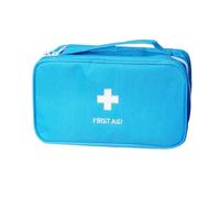 Portable Storage Bag with Handle, Multi-purpose First Aid Organized for Car, Workshop, Sports, Adventure, Fashion Activities, Travel Organizer, blue, Mass Beauty