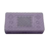 Portable Storage Box for AYANEO Pocket S Mini Game Console Protective Cover Retro Handheld Game Console Travel Carrying Case (Translucent Purple)