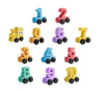 Portable Storage Friendly Toy Train Blocks, A00876 | Strong Magnet Links with Safe Materials Encourage Hands on Play and Parent Child Bonding for Boys and Girls Ages 2+