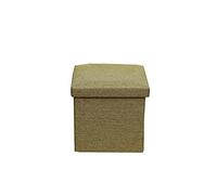 Portable Storage Ottoman Bench - 40x25x25cm Footrest for Living Room, Sofa, Office & Dorm - Soft Lid Design, Ideal for Dogs & Comfort Accessories