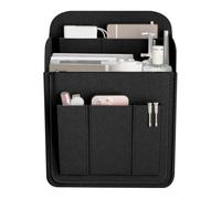 Portable Storage - School Rucksack Divider for Sorting | Thin Felt Fabric with Key Chain Clip & Mesh Zippered Compartments for Smartphones Tablets Pens and Daily