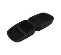 Portable Storage Solution for Blood Pressure Monitors Made with EVA and Oxford Cloth Materials, Soft Velvet Lining, and Organized Sections (All Black)