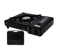Portable Stove - Outdoor Cassette Stove, Windproof Burner with Precise Thermal Adjustment and Auto Ignition for Outdoor Cooking Camping Hiking Hiking